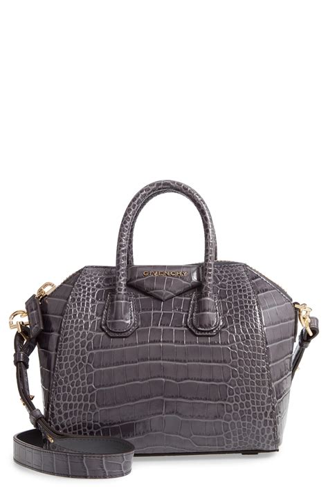 givenchy antigona croc embossed|givenchy antigona mini bag.